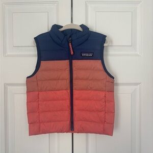 Patagonia Baby Down Sweater Vest- Clement Blue 2t NWT